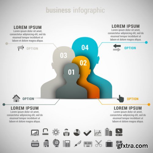 Business Infographic Vectors 50xEPS