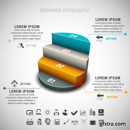 Business Infographic Vectors 50xEPS