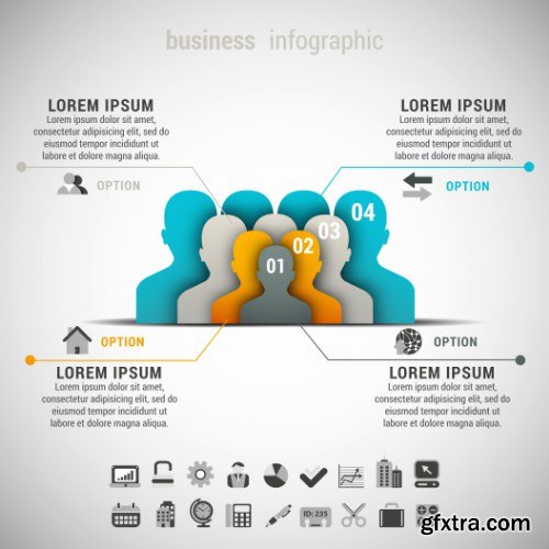 Business Infographic Vectors 50xEPS