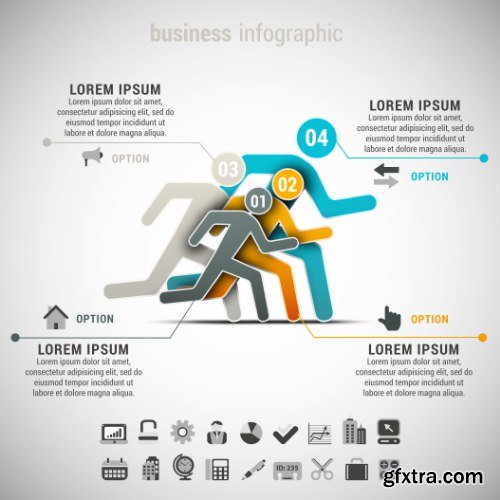 Business Infographic Vectors 50xEPS