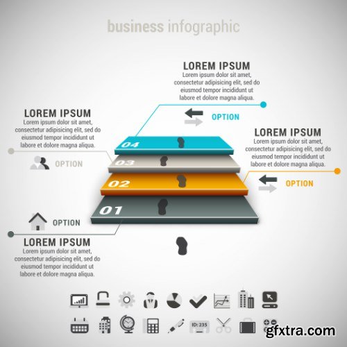 Business Infographic Vectors 50xEPS