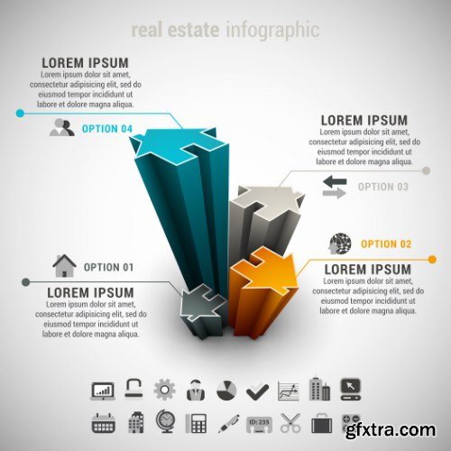 Business Infographic Vectors 50xEPS