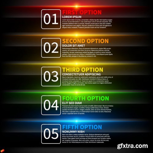 Business Options Infographic Vector 25xEPS