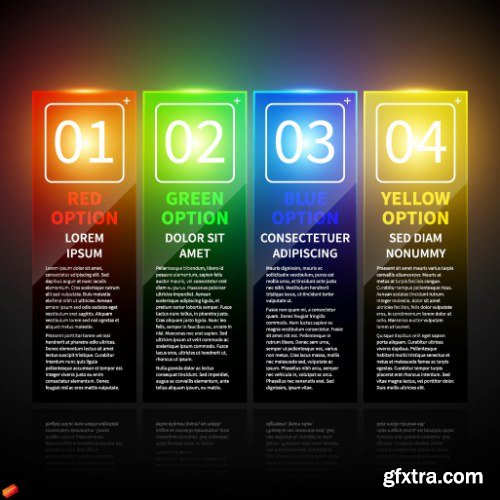 Business Options Infographic Vector 25xEPS