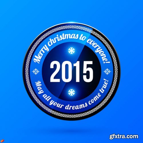 Christmas Badge Vectors 25xEPS