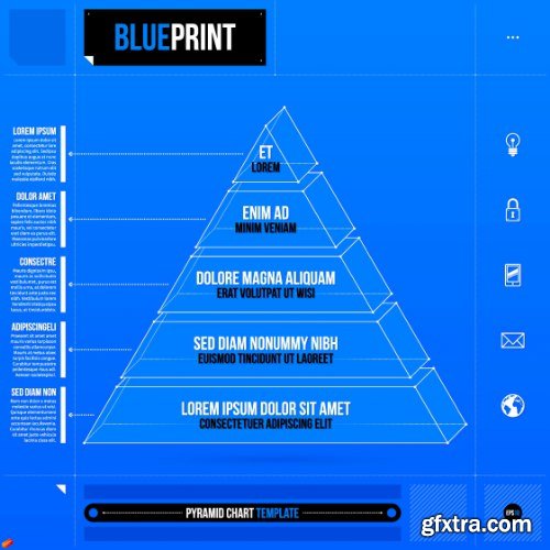 Business Pyramid Infographic 25xEPS