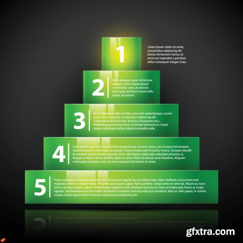 Business Pyramid Infographic 25xEPS