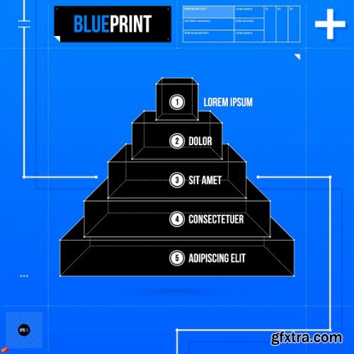 Business Pyramid Infographic 25xEPS