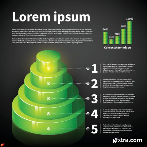 Business Pyramid Infographic 25xEPS