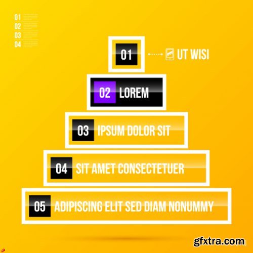 Business Pyramid Infographic 25xEPS