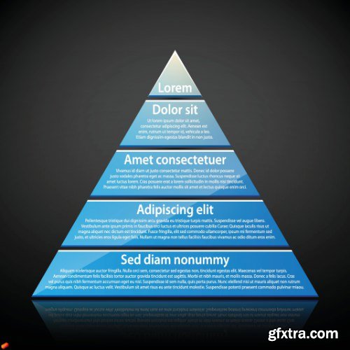 Business Pyramid Infographic 25xEPS