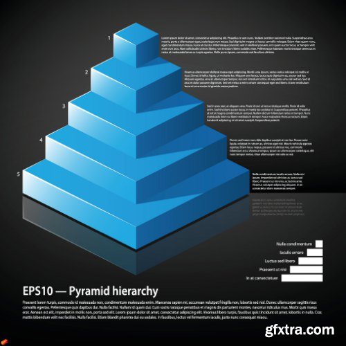 Business Pyramid Infographic 25xEPS