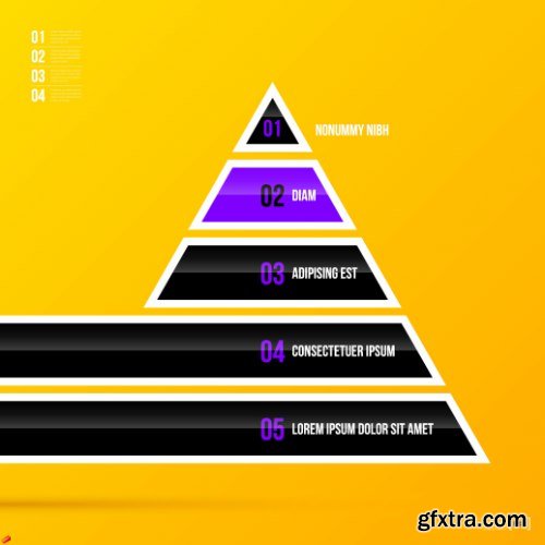 Business Pyramid Infographic 25xEPS