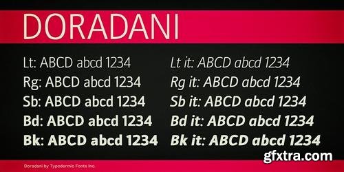 Doradani Font Family $240