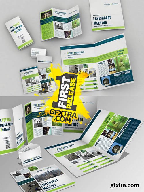 Set of Brochures / Stationery 01 - Creativemarket