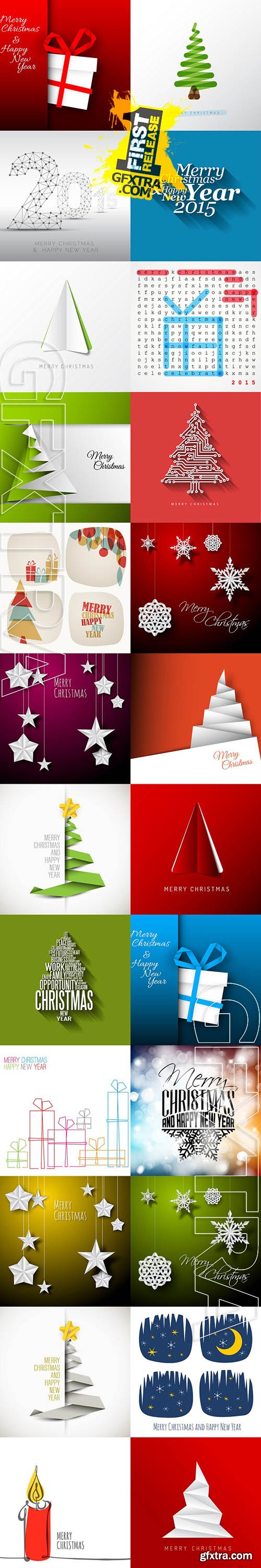 Vector - Christmas Backgrounds 5