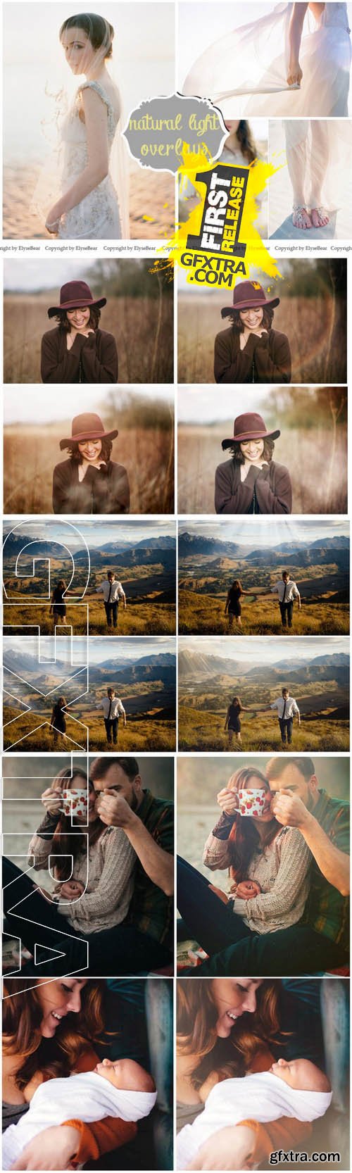 30 Natural Light Photo Overlays JPG - Creativemarket 130135