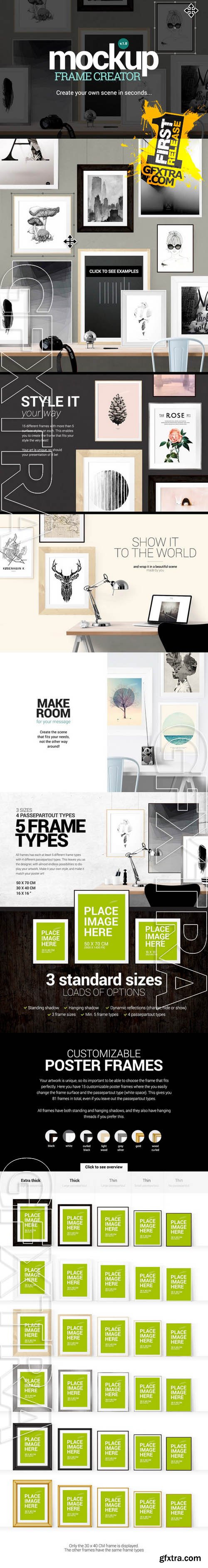 Mockup Frame Creator - Creativemarket 131077