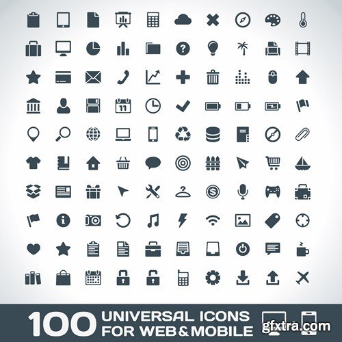 SS Icons MEGA Vector Collection, 25xEPS