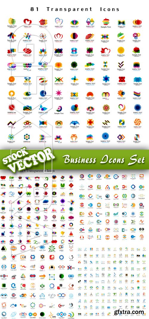 Stock Vector - Business Icons Set