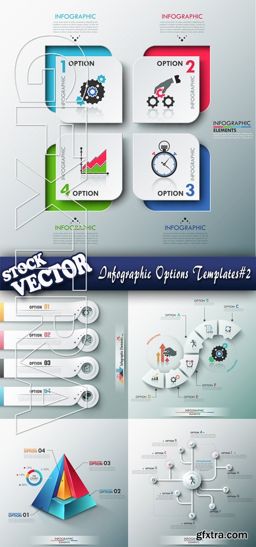 Stock Vector - Infographic Options Templates#2