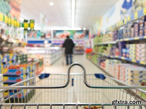 Stock Photos - Supermarket, 25xJPG