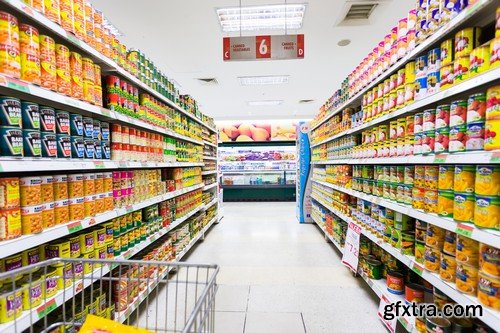 Stock Photos - Supermarket, 25xJPG