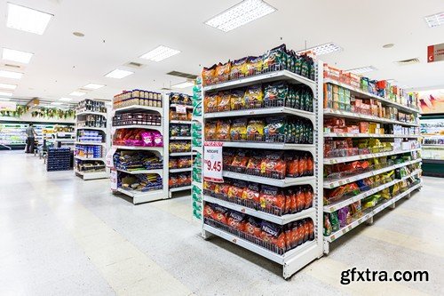 Stock Photos - Supermarket, 25xJPG