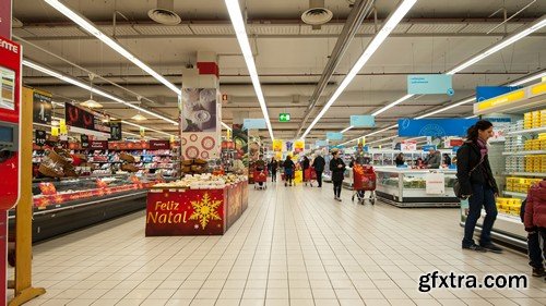 Stock Photos - Supermarket, 25xJPG