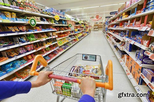 Stock Photos - Supermarket, 25xJPG