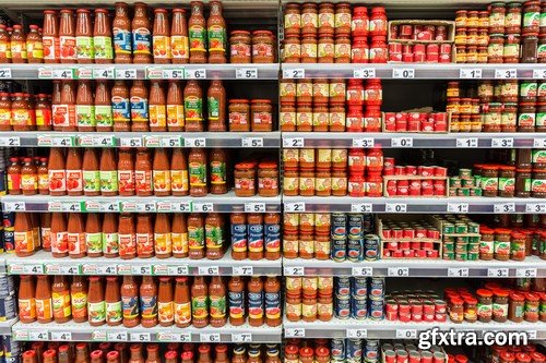 Stock Photos - Supermarket, 25xJPG