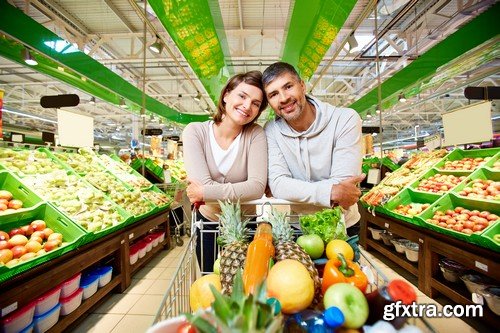 Stock Photos - Supermarket, 25xJPG