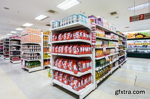 Stock Photos - Supermarket, 25xJPG