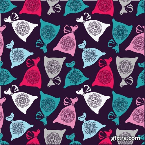 New Year Seamless Patterns - 25x EPS