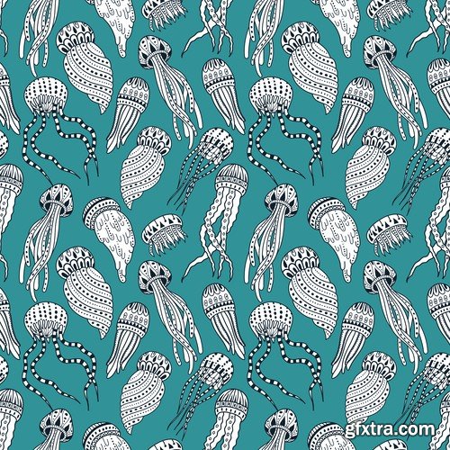 New Year Seamless Patterns - 25x EPS