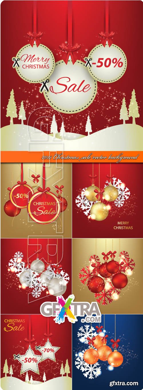 2015 Christmas sale vector background