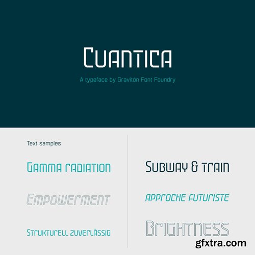 Cuantica Font Family $45