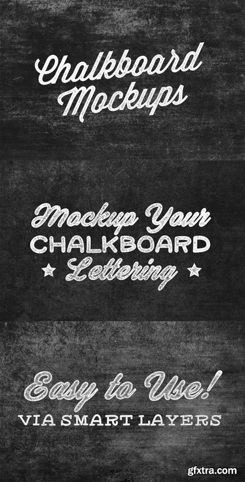 Chalkboard Lettering Mock-Ups