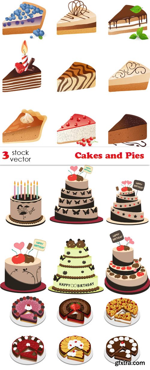 Vectors - Cakes and Pies