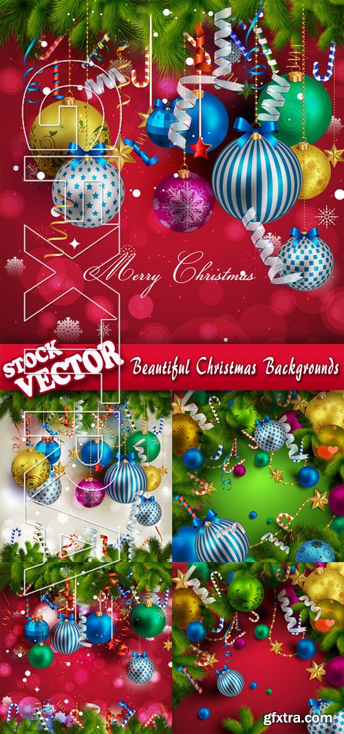 Stock Vector - Beautiful Christmas Backgrounds