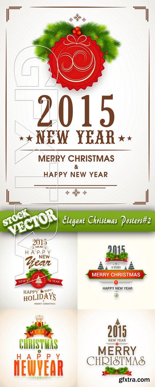 Stock Vector - Elegant Christmas Posters#2