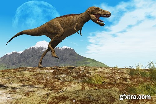 Collection of 3 d Dinosaurs  25 UHQ Jpeg