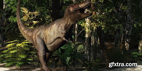 Collection of 3 d Dinosaurs  25 UHQ Jpeg