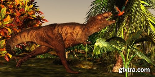 Collection of 3 d Dinosaurs  25 UHQ Jpeg