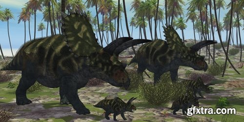 Collection of 3 d Dinosaurs  25 UHQ Jpeg