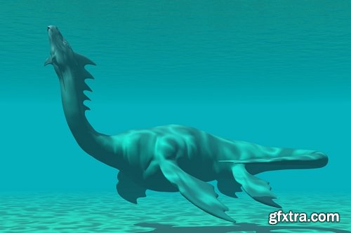 Collection of 3 d Dinosaurs  25 UHQ Jpeg