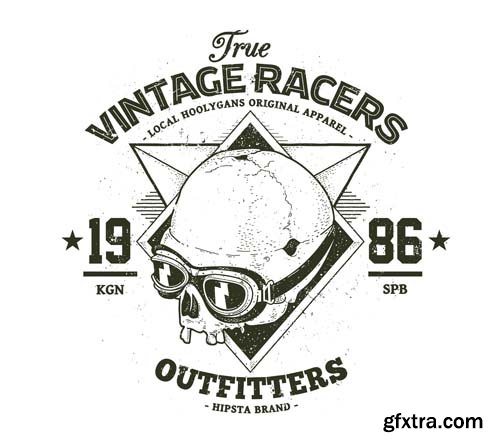 Hipster Grunge Design Elements -25x EPS