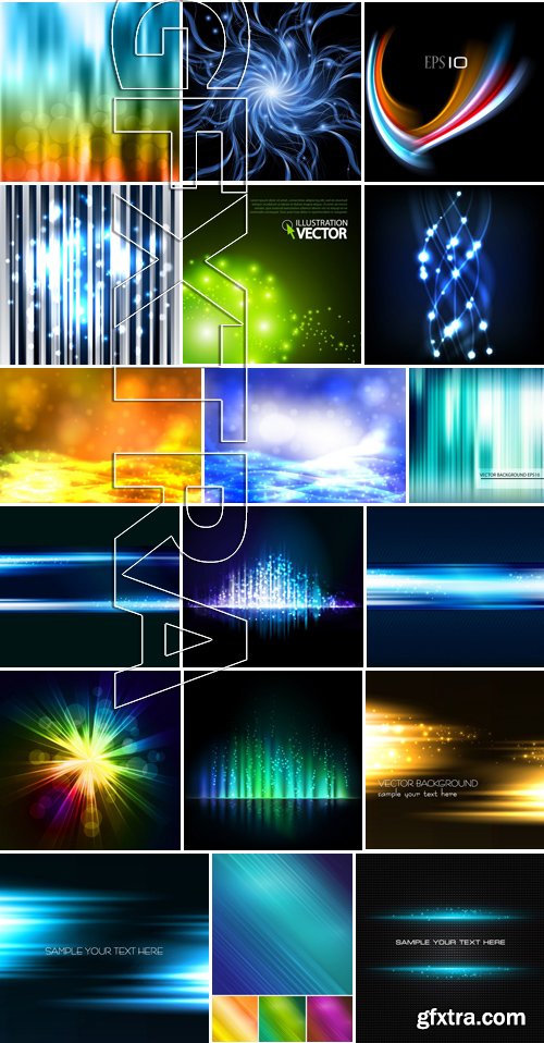 Stock Vectors - Abstract light background 3, 25xEPS