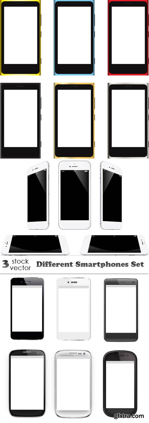 Vectors - Different Smartphones Set