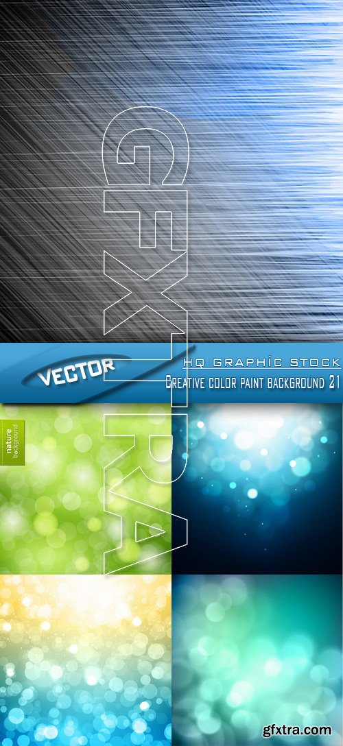 Stock Vector - Creative color paint background 21